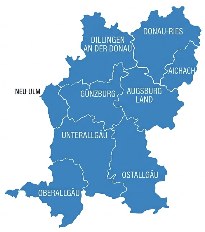 Bezirkskarte